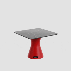 Table basse marbre noir haute gamme, table basse carré design jardin